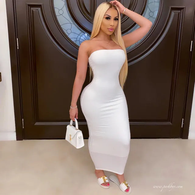 Chest Long Dress